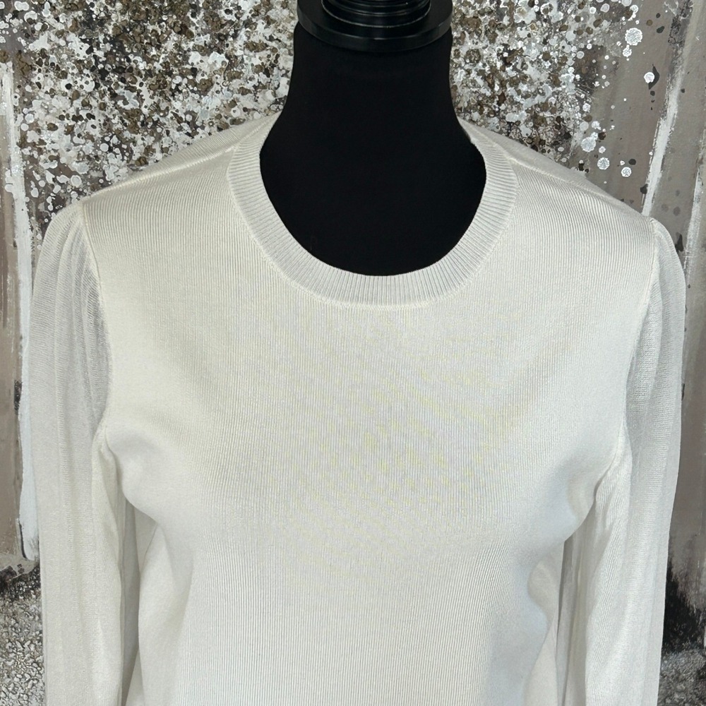 Contemporaine Par Simons Womens Cotton Blend Mock Neck Long Sleeve‎ Top - M - Picture 3 of 10